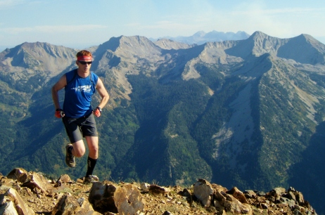 Golden Harper Running the Broads Fork Twin Peaks in the Wasatch Mountains