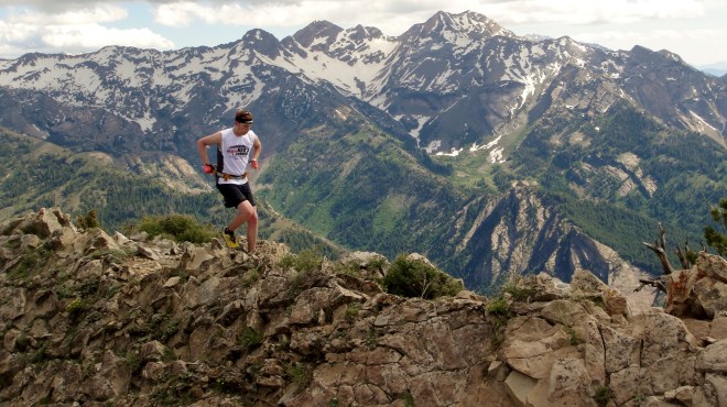 Running on top of Mt. Raymond